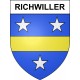 Richwiller Sticker wappen, gelsenkirchen, augsburg, klebender aufkleber