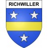 Richwiller Sticker wappen, gelsenkirchen, augsburg, klebender aufkleber