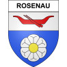 Rosenau Sticker wappen, gelsenkirchen, augsburg, klebender aufkleber