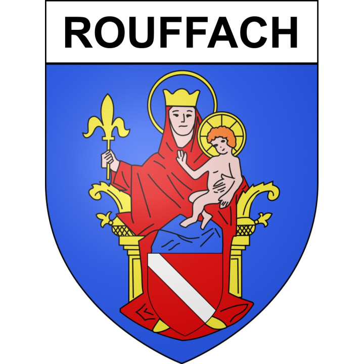 Stickers coat of arms Rouffach adhesive sticker
