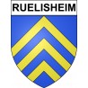 Pegatinas escudo de armas de Ruelisheim adhesivo de la etiqueta engomada