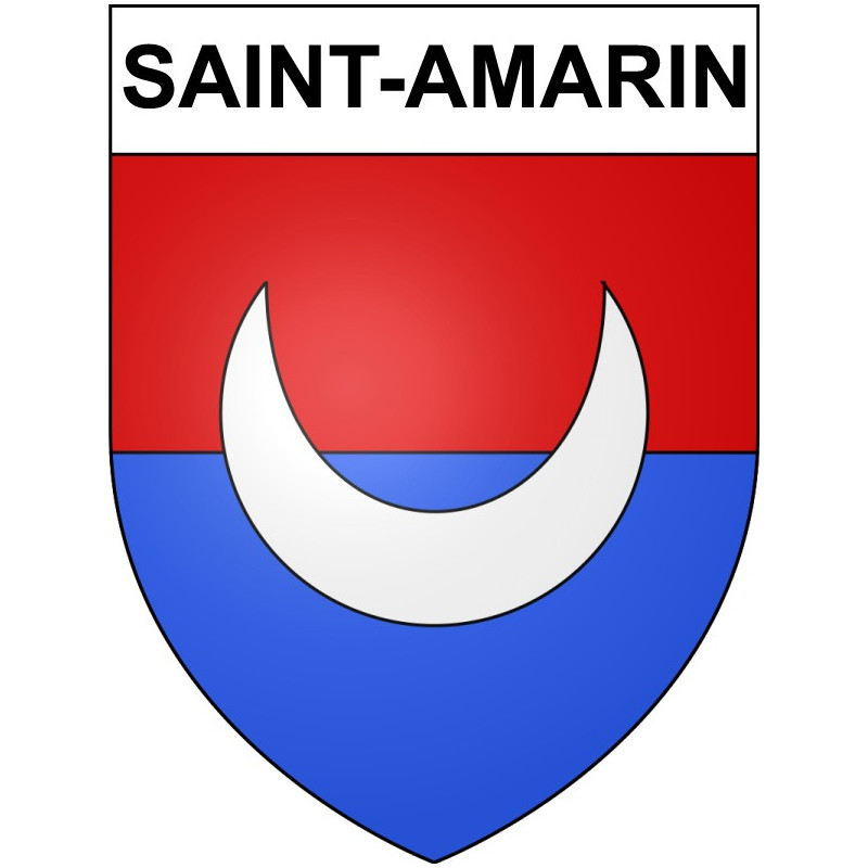 Stickers coat of arms Saint-Amarin adhesive sticker