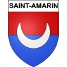 Pegatinas escudo de armas de Saint-Amarin adhesivo de la etiqueta engomada