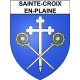 Stickers coat of arms Sainte-Croix-en-Plaine adhesive sticker