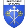 Sainte-Croix-en-Plaine Sticker wappen, gelsenkirchen, augsburg, klebender aufkleber