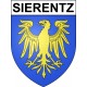 Sierentz Sticker wappen, gelsenkirchen, augsburg, klebender aufkleber