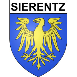 Sierentz Sticker wappen, gelsenkirchen, augsburg, klebender aufkleber