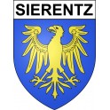 Sierentz 68 ville sticker blason écusson autocollant adhésif