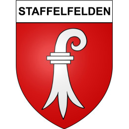 Staffelfelden Sticker wappen, gelsenkirchen, augsburg, klebender aufkleber