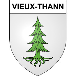 Vieux-Thann Sticker wappen, gelsenkirchen, augsburg, klebender aufkleber