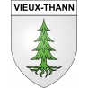 Vieux-Thann 68 ville sticker blason écusson autocollant adhésif