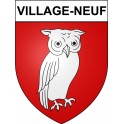 Village-Neuf Sticker wappen, gelsenkirchen, augsburg, klebender aufkleber