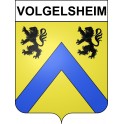 Volgelsheim 68 ville sticker blason écusson autocollant adhésif