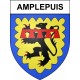 Amplepuis 69 ville sticker blason écusson autocollant adhésif