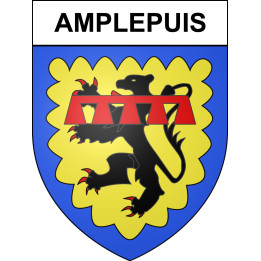 Stickers coat of arms Amplepuis adhesive sticker