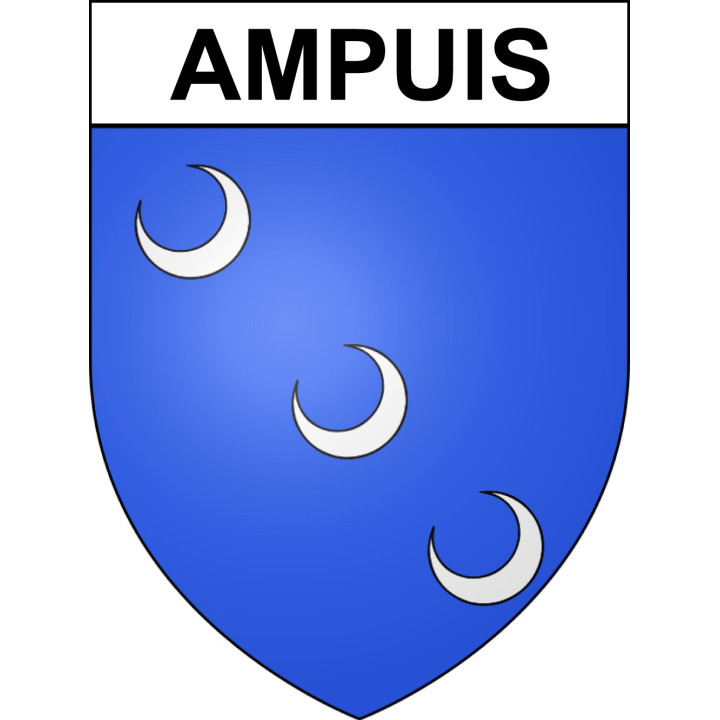 Ampuis Sticker wappen, gelsenkirchen, augsburg, klebender aufkleber