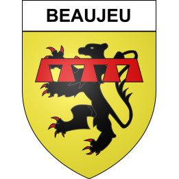 Stickers coat of arms Beaujeu adhesive sticker