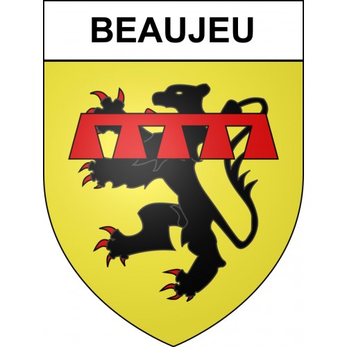 Pegatinas escudo de armas de Beaujeu adhesivo de la etiqueta engomada