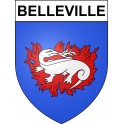 Stickers coat of arms Belleville adhesive sticker
