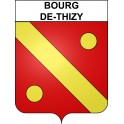 Stickers coat of arms Bourg-de-Thizy adhesive sticker