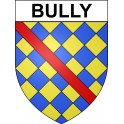 Pegatinas escudo de armas de Bully adhesivo de la etiqueta engomada