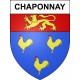 Chaponnay 69 ville sticker blason écusson autocollant adhésif