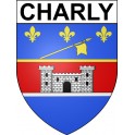 Stickers coat of arms Charly adhesive sticker