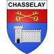 Chasselay 69 ville sticker blason écusson autocollant adhésif