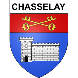 Chasselay Sticker wappen, gelsenkirchen, augsburg, klebender aufkleber