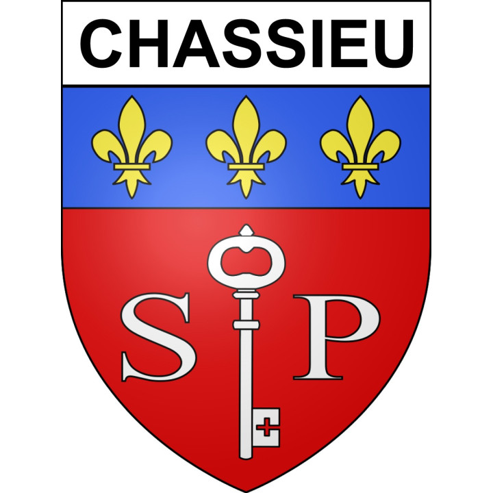 Stickers coat of arms Chassieu adhesive sticker