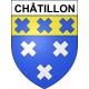 Châtillon 69 ville sticker blason écusson autocollant adhésif