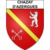 Stickers coat of arms Chazay-d'Azergues adhesive sticker