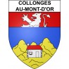 Collonges-au-Mont-d'Or Sticker wappen, gelsenkirchen, augsburg, klebender aufkleber