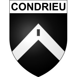 Condrieu 69 ville sticker blason écusson autocollant adhésif