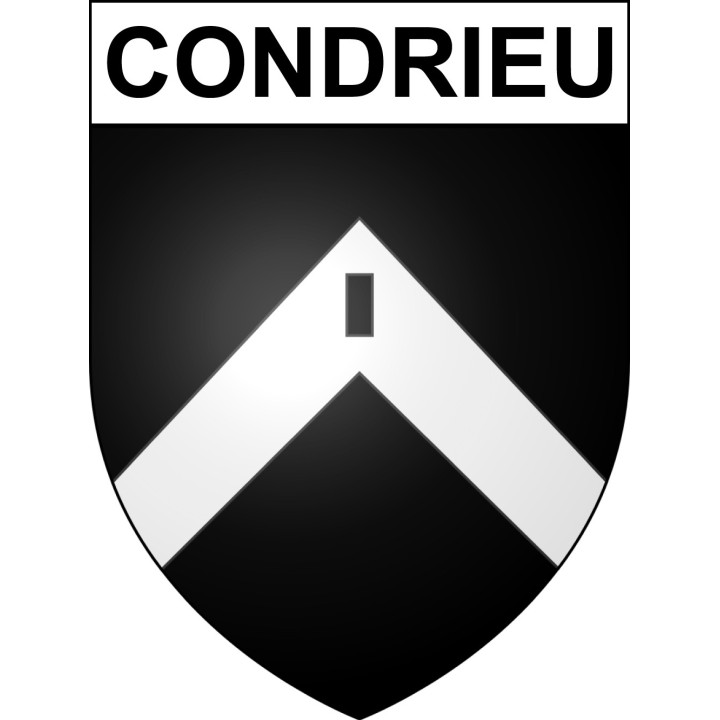 Condrieu 69 ville sticker blason écusson autocollant adhésif