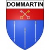 Dommartin Sticker wappen, gelsenkirchen, augsburg, klebender aufkleber