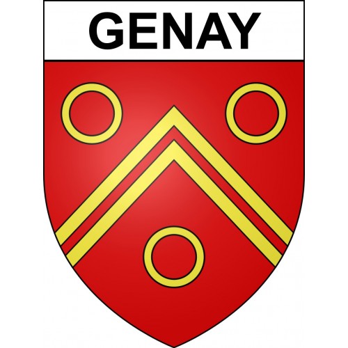 Adesivi stemma Genay adesivo