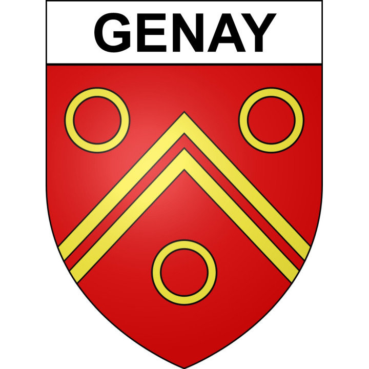Stickers coat of arms Genay adhesive sticker