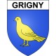 Grigny 69 ville sticker blason écusson autocollant adhésif