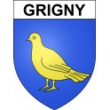 Stickers coat of arms Grigny adhesive sticker
