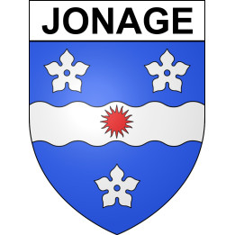 Jonage 69 ville sticker blason écusson autocollant adhésif