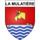 Stickers coat of arms La Mulatière adhesive sticker
