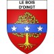 Pegatinas escudo de armas de Le Bois-d'Oingt adhesivo de la etiqueta engomada
