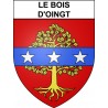 Le Bois-d'Oingt Sticker wappen, gelsenkirchen, augsburg, klebender aufkleber