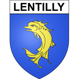 Lentilly Sticker wappen, gelsenkirchen, augsburg, klebender aufkleber