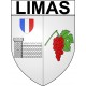 Limas Sticker wappen, gelsenkirchen, augsburg, klebender aufkleber