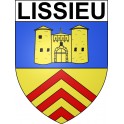 Lissieu 69 ville sticker blason écusson autocollant adhésif