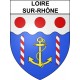 Loire-sur-Rhône 69 ville sticker blason écusson autocollant adhésif