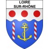 Stickers coat of arms Loire-sur-Rhône adhesive sticker