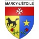 Stickers coat of arms Marcy-l'étoile adhesive sticker